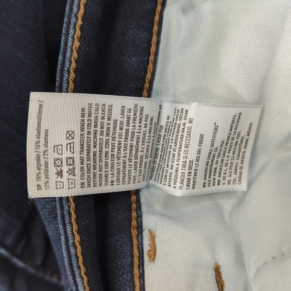 American Eagle Hi-Rise Jegging - Dark Blue 6 X-Short - Picture 15 of 15